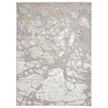 Aldrin Grey Gold Marble Effect Rug from Roseland furniture