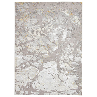 Aldrin Grey Marble Effect Rug