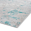 Aldrin Grey Green Marble Effect Rug