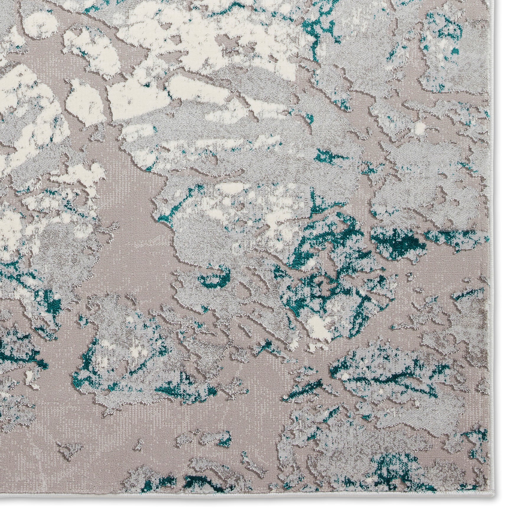 Aldrin Grey Green Marble Effect Rug