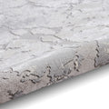 Aldrin Grey Ivory Marble Effect Rug