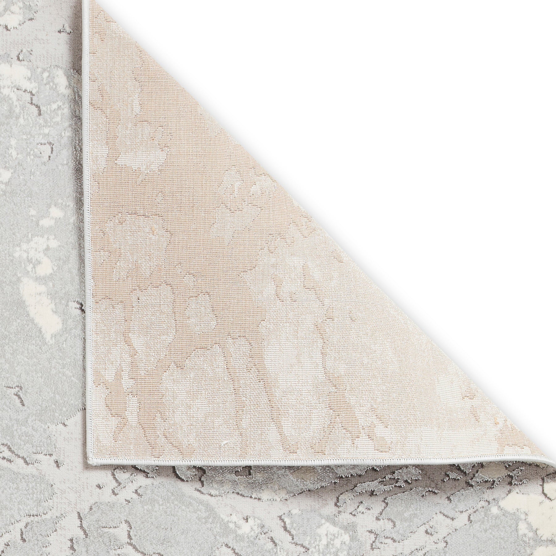 Aldrin Grey Ivory Marble Effect Rug
