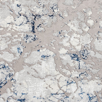 Aldrin Grey Marble Effect Rectangular Rug for Living Room or Bedroom ...