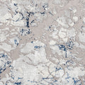 Aldrin Grey Navy Marble Effect Rug