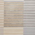 Aldrin Grey Striped Patterned Rug