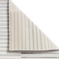 Aldrin Grey Striped Patterned Rug