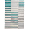 Aldrin Grey Striped Patterned Rug
