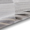 Aldrin Grey Striped Patterned Rug
