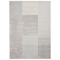 Aldrin Grey Striped Patterned Rug