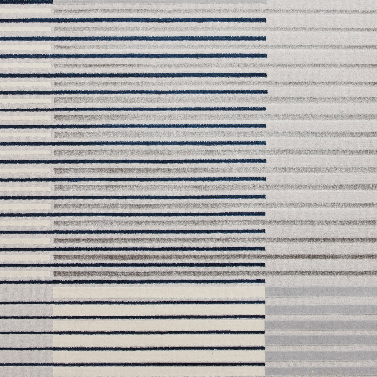 Aldrin Grey Striped Patterned Rug