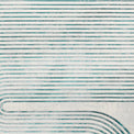 Aldrin Grey Green Swirl Patterned Rug