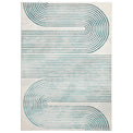 Aldrin Grey Green Swirl Patterned Rug from Roseland Furniture