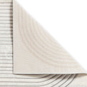 Aldrin Grey Ivory Swirl Patterned Rug