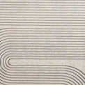 Aldrin Grey Ivory Swirl Patterned Rug