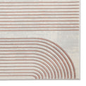 Aldrin Grey Rose Swirl Patterned Rug