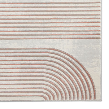 Aldrin Grey Swirl Patterned Rectangular Rug for Living Room or Bedroom ...