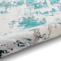 Aldrin Grey Green Distressed Patterned Rug