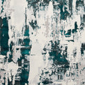 Aldrin Grey Green Distressed Patterned Rug