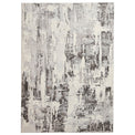 Aldrin Grey Ivory Distressed Patterned Rug from Roseland Furniture