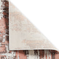 Aldrin Grey Rose Distressed Patterned Rug