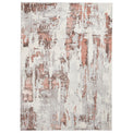 Aldrin Grey Rose Distressed Patterned Rug from Roseland Furniture