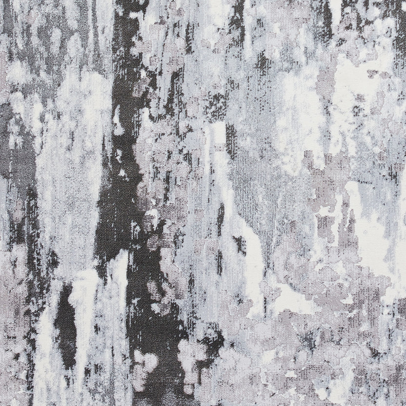 Aldrin Distressed Antique Metallic Effect Rectangular Rug for Living ...