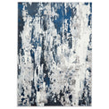 Aldrin Distressed Antique Metallic Effect Rectangular Rug for Living ...