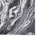Aldrin Grey Marble Swirl Rug