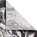 Aldrin Grey Rose Marble Swirl Rug