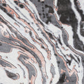 Aldrin Grey Rose Marble Swirl Rug