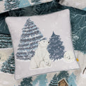 Arcticus Polar Bear 45x45 Cushion by Roseland Furniture