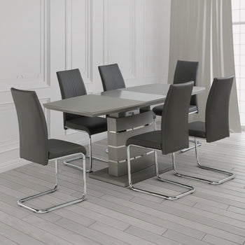 Archer Grey Extending Dining Table