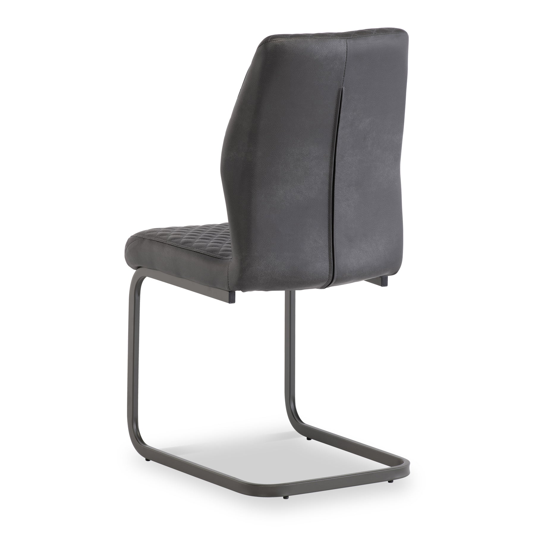 Kenny Grey Faux Leather Dining Chair