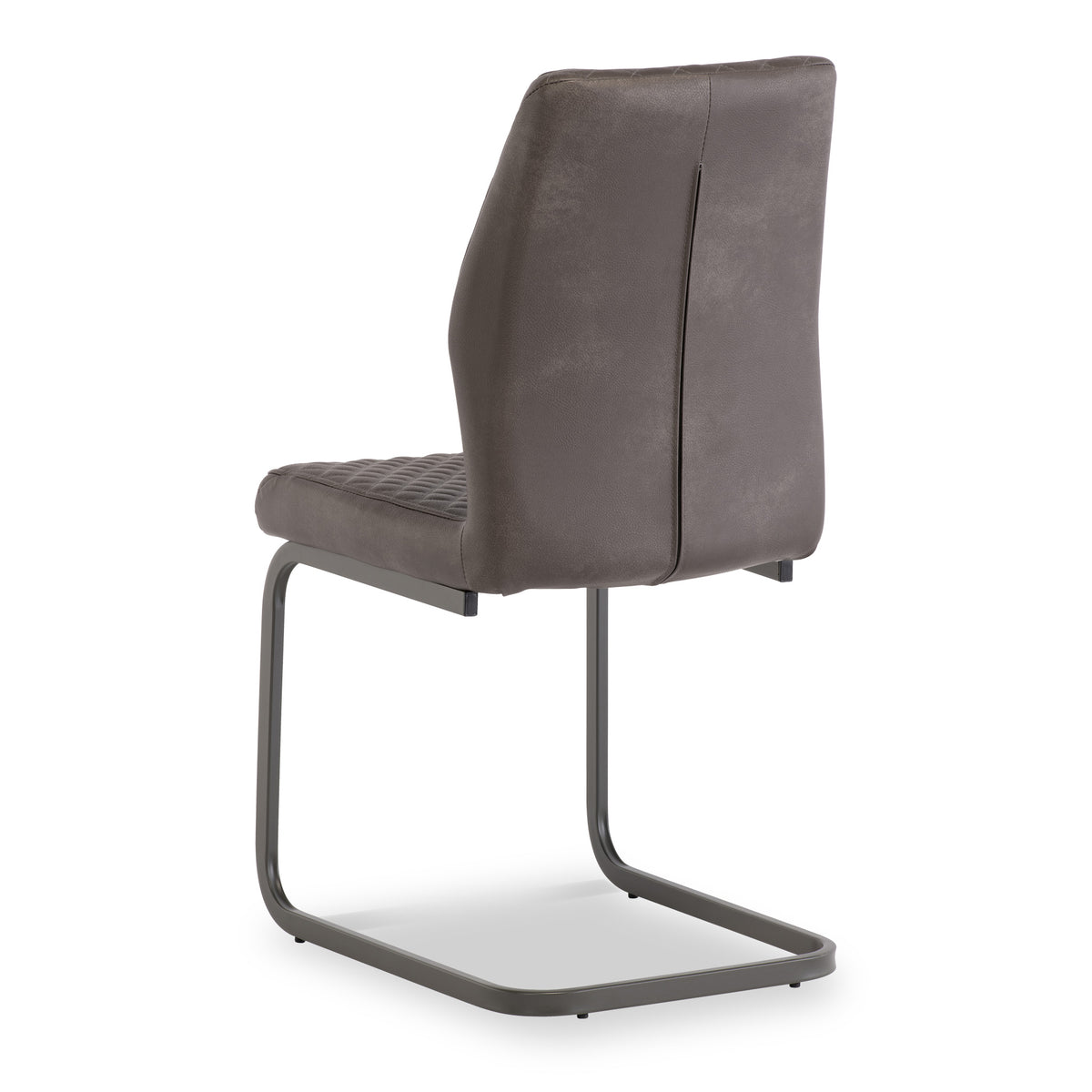 Kenny Taupe Faux Leather Dining Chair