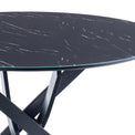 Harris Black Round Dining Table for dining room