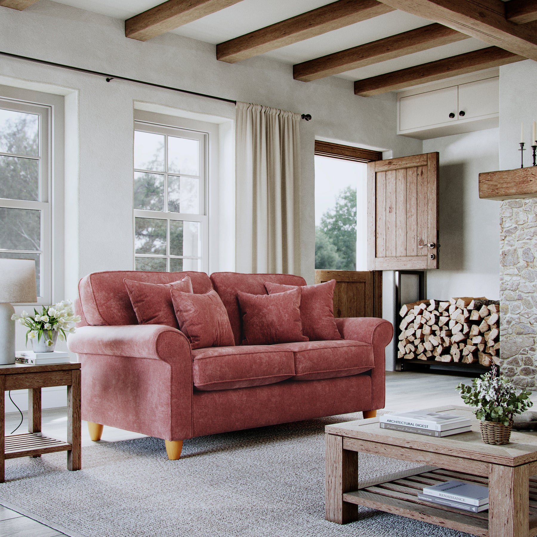 Ashbury 2 Seater Sofa Terra Life1 from Roseland Furniture