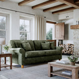 Ashbury 4 Seater Sofa Moss from Roseland Furniture