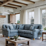 Ashbury Left Hand Corner Sofa Steel Life1 from Roseland Furniture