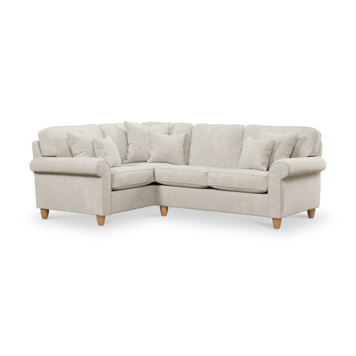 Ashbury Left Hand Corner Sofa Pearl from Roseland Furniture