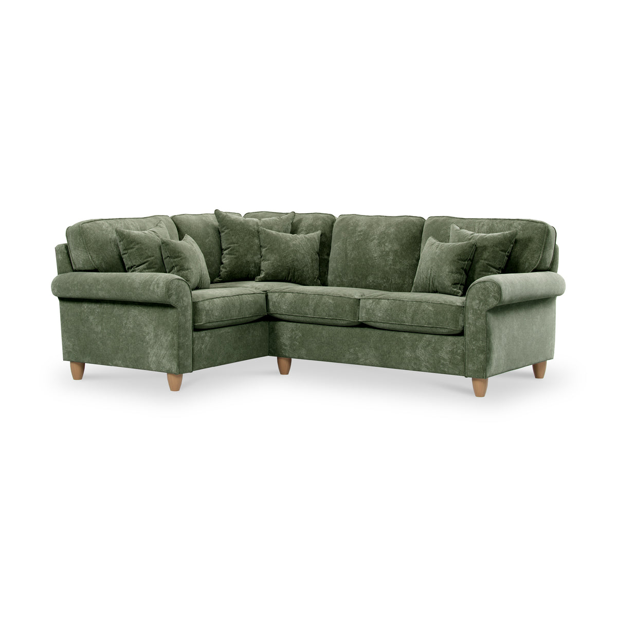 Ashbury Left Hand Corner Sofa Moss from Roseland Furniture