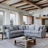 Ashbury Corner Sofa Anthracite Life1 from Roseland Furniture