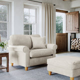 Ashbury Snuggle Chair Pearl from Roseland Furniture