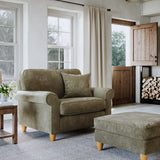 Ashbury Snuggle Chair Moss Life1 from Roseland Furniture