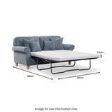 Ashbury 2 Seater Sofa Bed dimensions