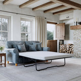 Ashbury 2 Seater Sofa Bed Steel Life1 from Roseland Furniture