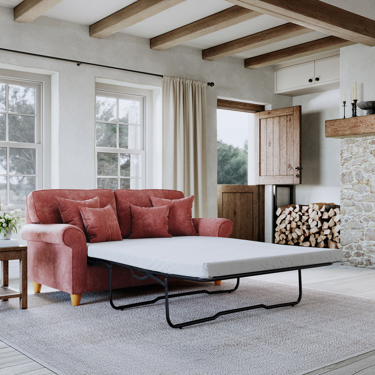 Ashbury 2 Seater Sofa Bed Terra Life1 from Roseland Furniture