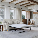Ashbury 2 Seater Sofa Bed Pearl from Roseland Furniture