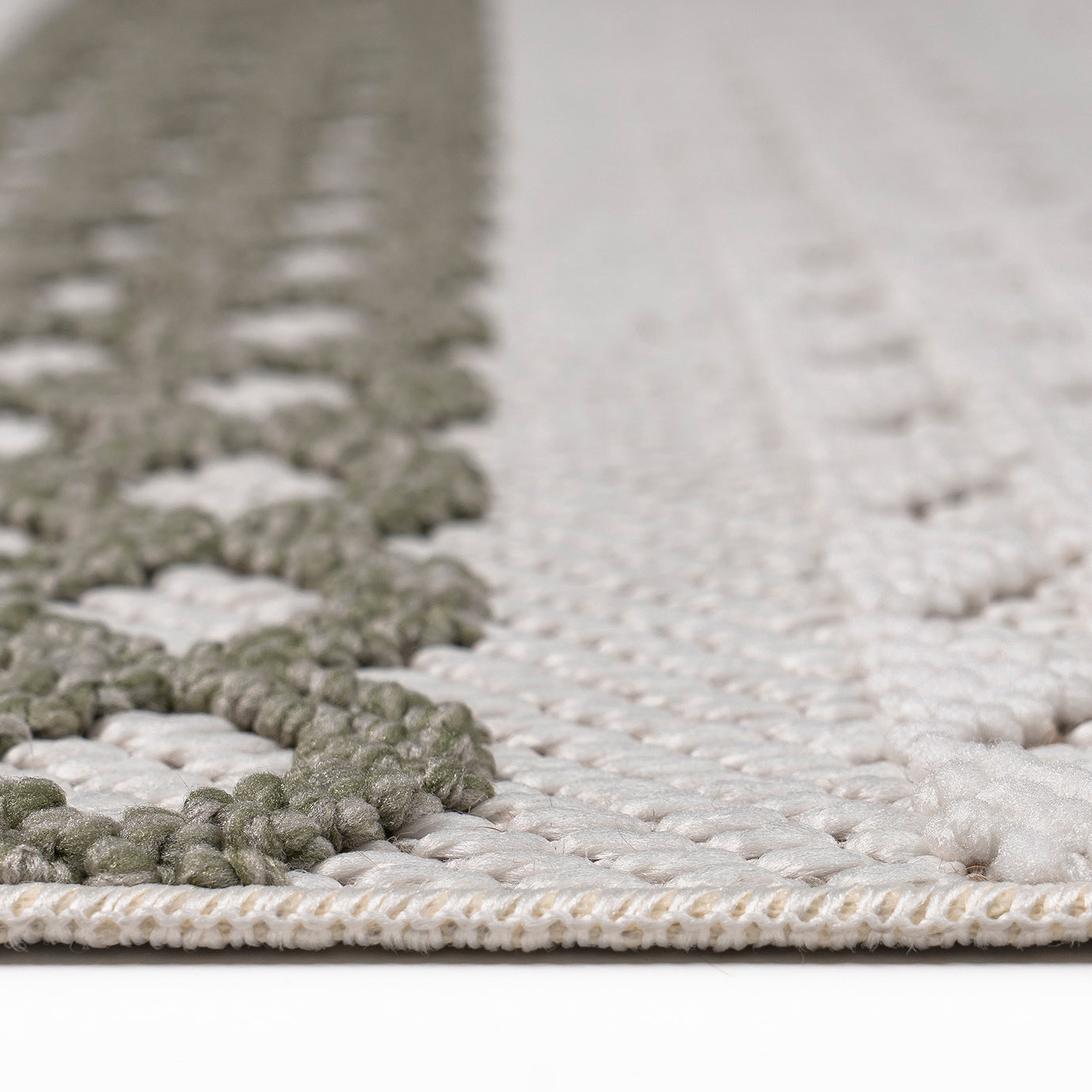 Norcross Flat and Loop Design Tassled Rug from Roseland Furniture