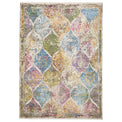 Thea Multicoloured Distressed Traditional Rug from Roseland Furniture