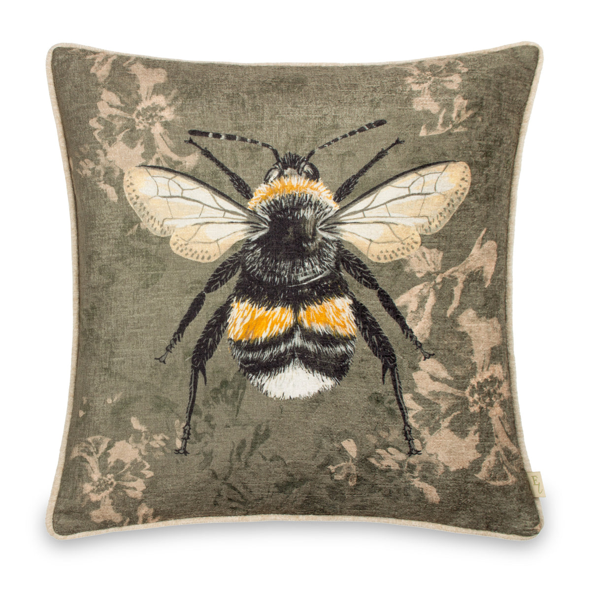 Avebury Bee 43cm Polyester Cushion from Roseland